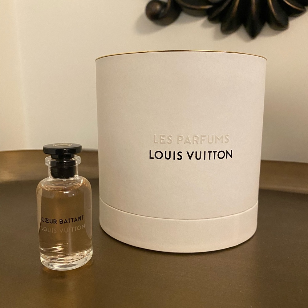 New authentic Louis Vuitton Cœur Battant mini fragrance in glass bottle